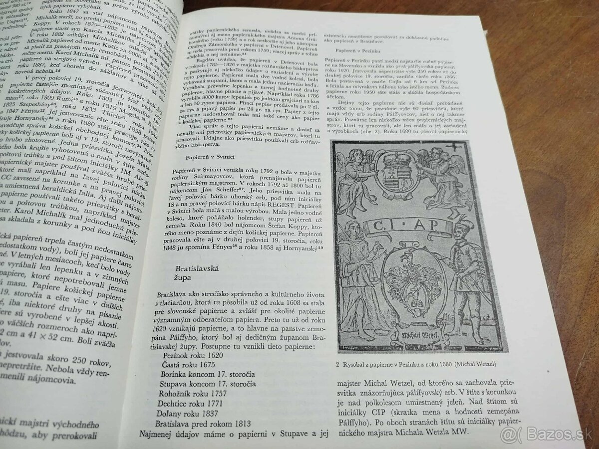 Dejiny ručnej výroby papiera na Slovensku--1982--Matica slov - 2