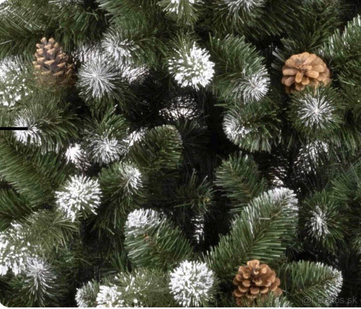 UMELÝ VIANOČNÝ STROMČEK BOROVICA ALICA DIAMANTOVÁ 180cm - 2