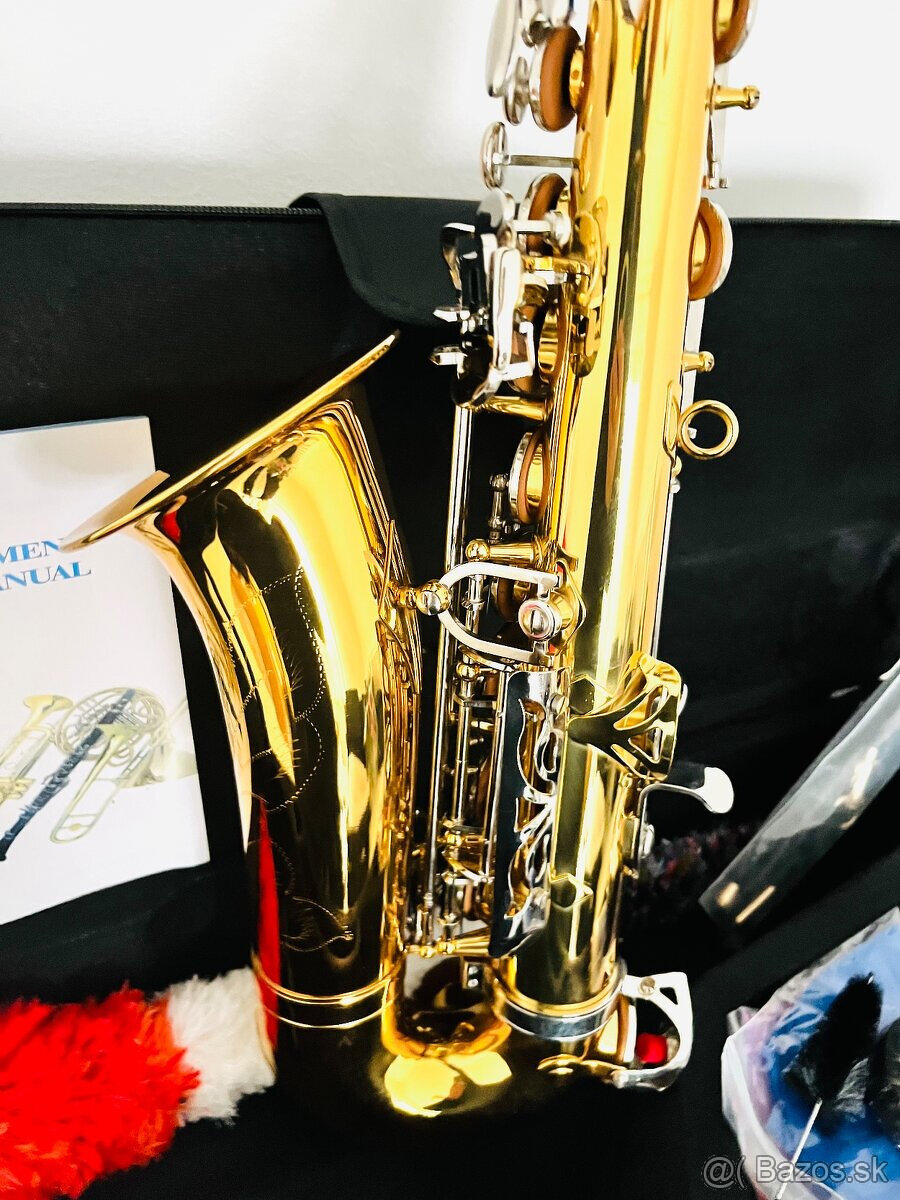Predám nový Es- Alt saxofón- kópia k modelu Yamaha- pekný zv - 2