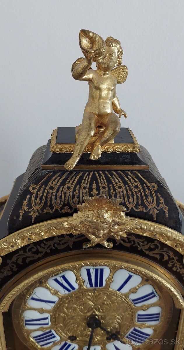 Francúzske hodiny BOULLE Jouffroy 19. stor. - 2