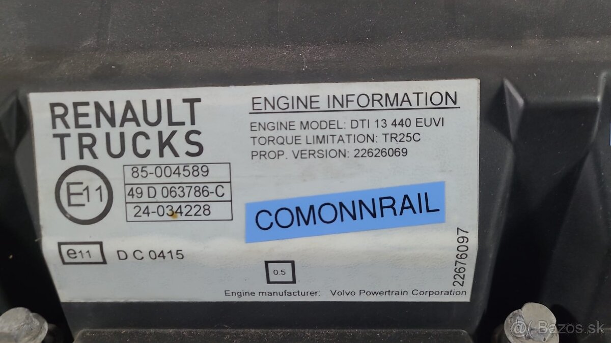 Motor Renault GamaT - 2