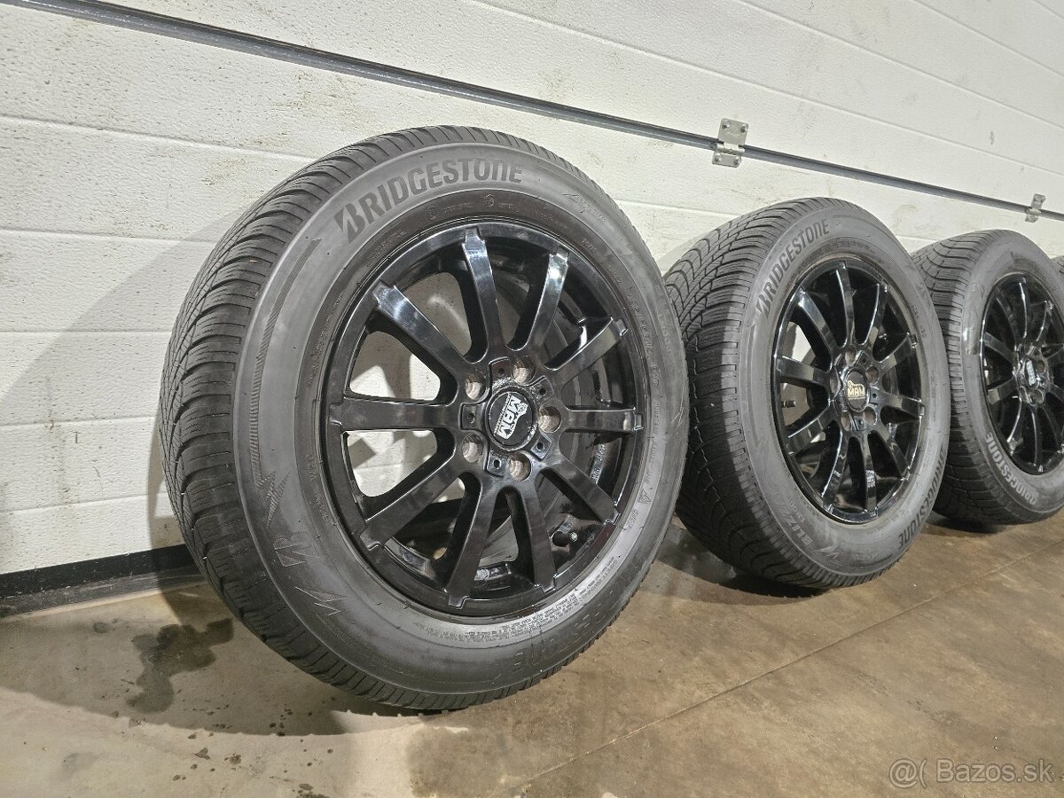 Zimná Sada MAM 5x112+Bridgestone 195/65 R15 - 2