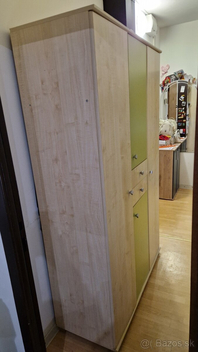 Skrina - zeleno/hneda - 2