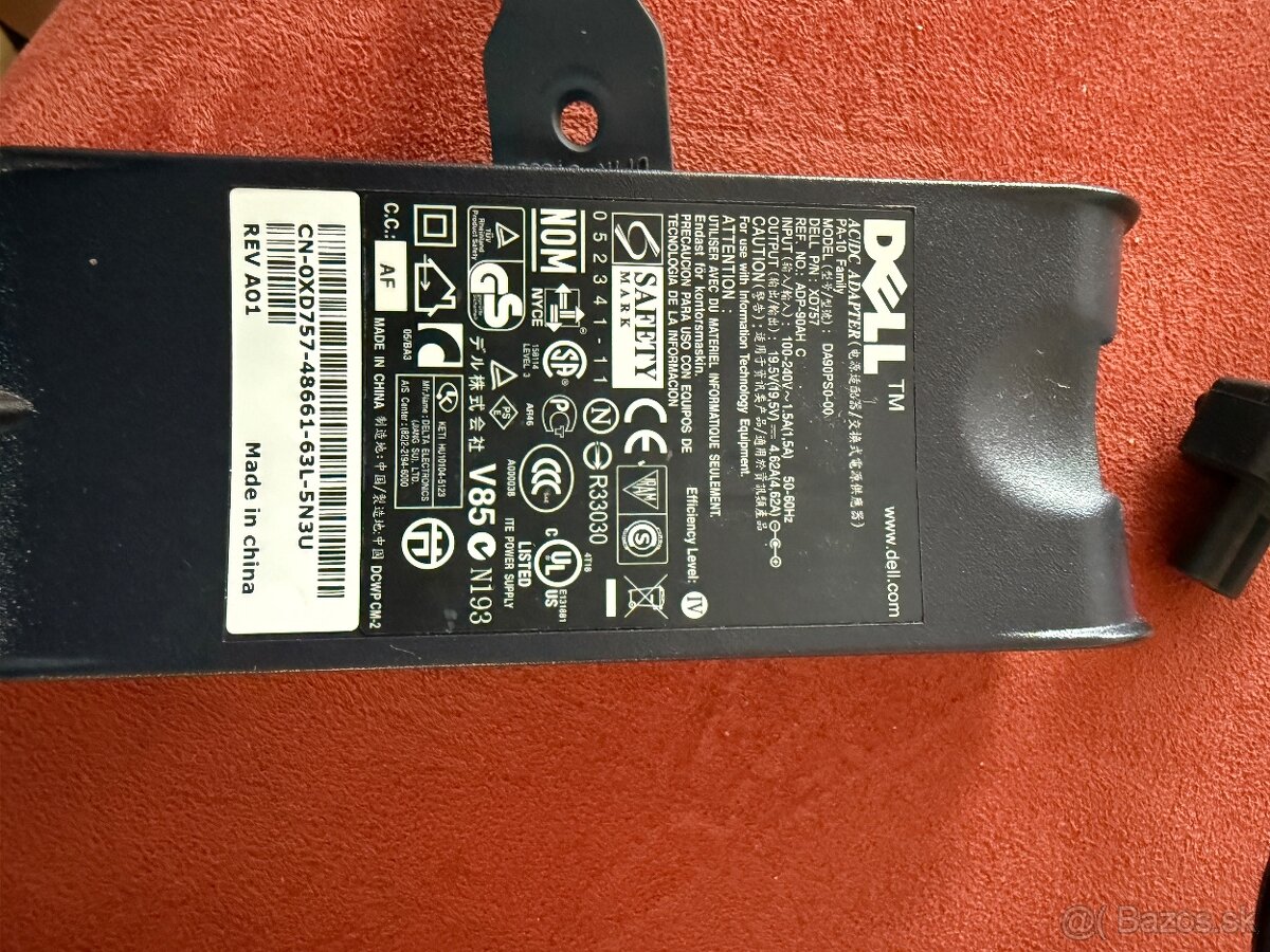 predam adapter / zdroj DELL 19,5V 4,62A - 2
