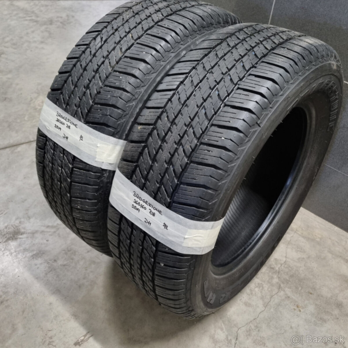Letné pneumatiky 265/60 R18 BRIDGESTONE - 2