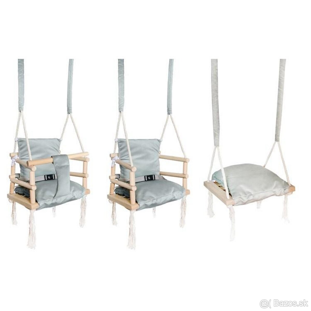 INTERIÉROVÁ HOJDAČKA ,ŠEDÁ - 2