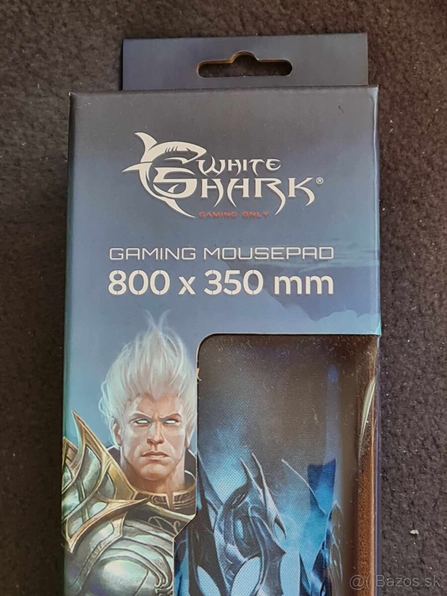 Herná podložka pod myš 80x35 cm White Shark ASCENDED - 2