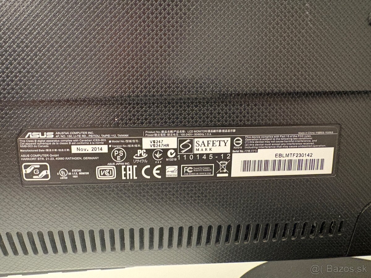 monitor ASUS VZ247H – 24" - 2