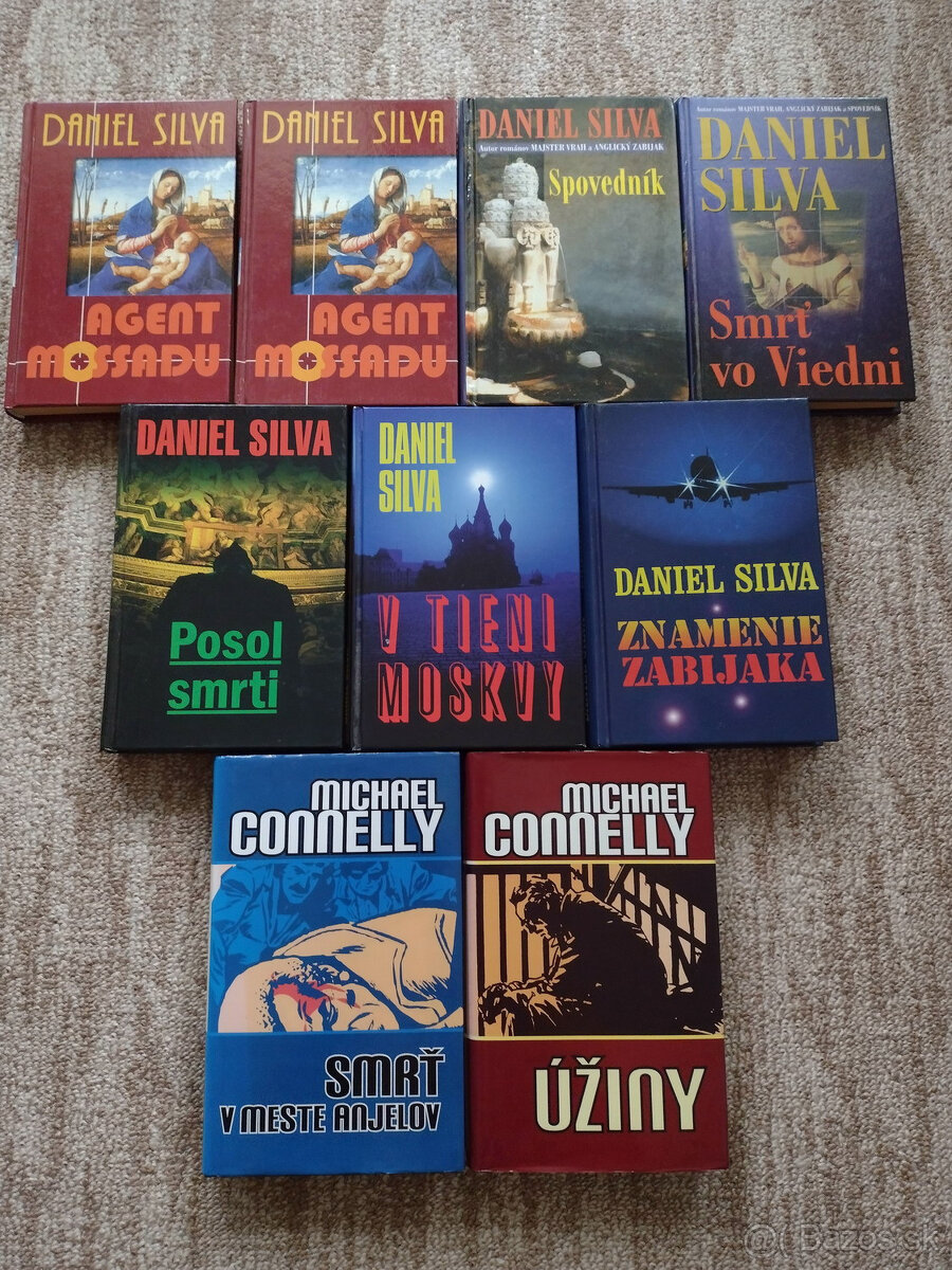 Predám krimi-DANIEL SILVA, MICHAEL CONNELLY, M.HJORTH atď... - 2