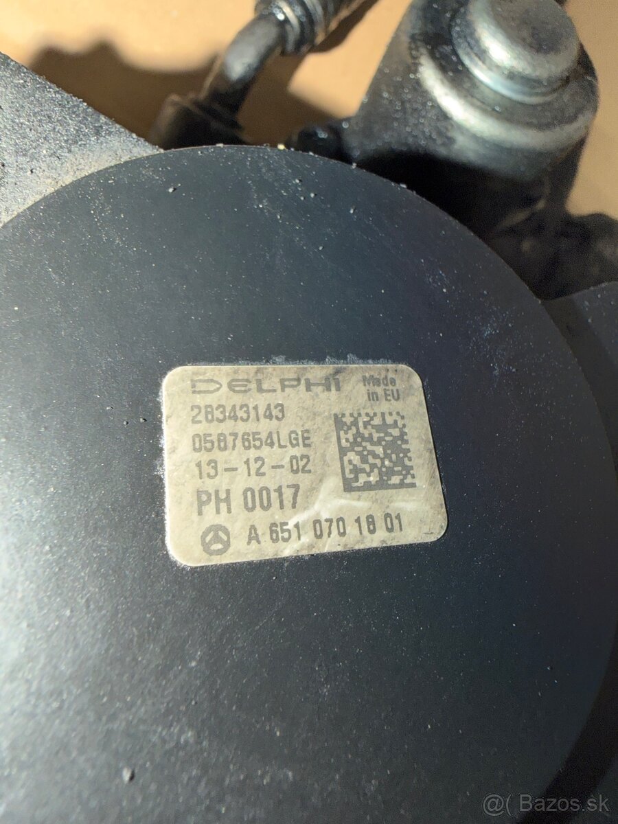 Vstrekovacie trysky a čerpadlo Delphi Mercedes A6510703087 - 2