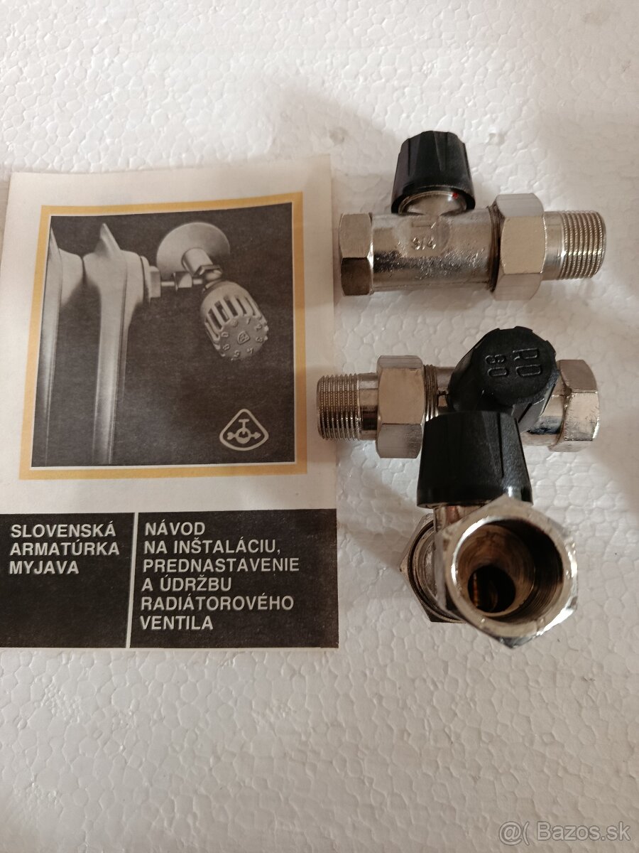 Predám nové radiátorové ventily - 2