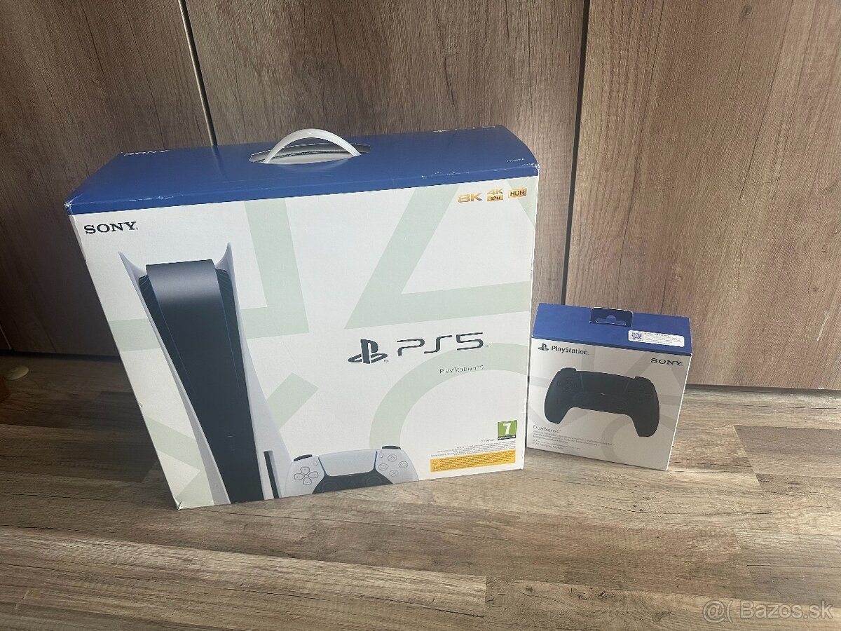 Playstation 5 FAT - komplet balenie + 5 hier - 2