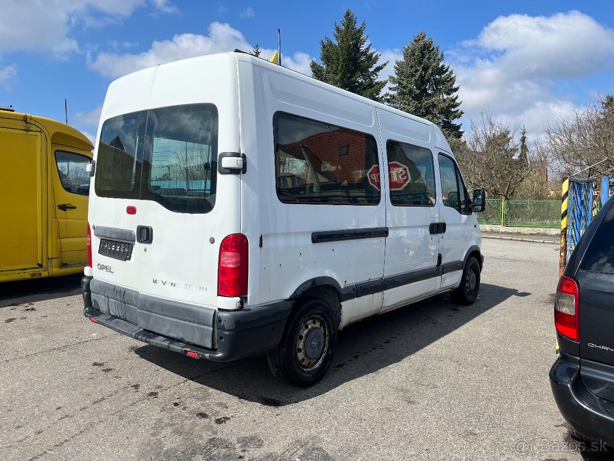 Opel Movano 2.5dTi bus 9 miest - 2