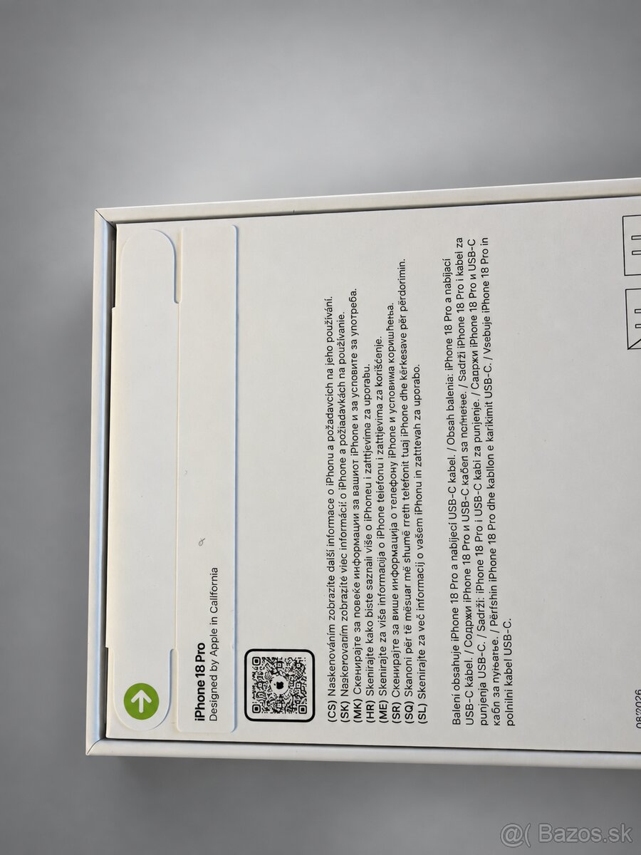 Predám nerozbalený iPhone 18 Pro 256GB - 2