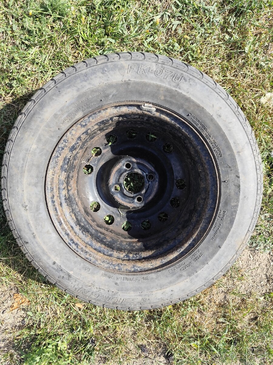 Koleso 4x100 R14 s pneu 185/70 - 2