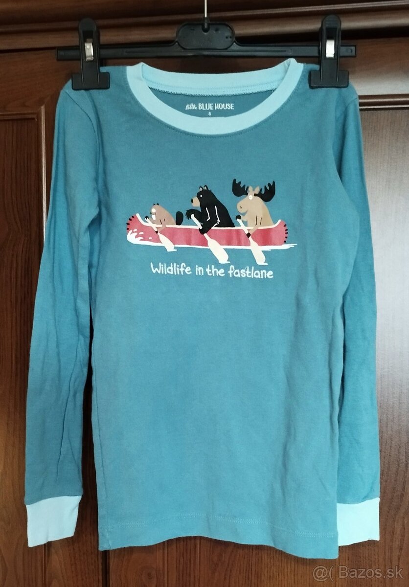 ZIMNÉ LITTLE BLUE HOUSE PYŽAMO – NA 8 ROKOV - 122 - 2