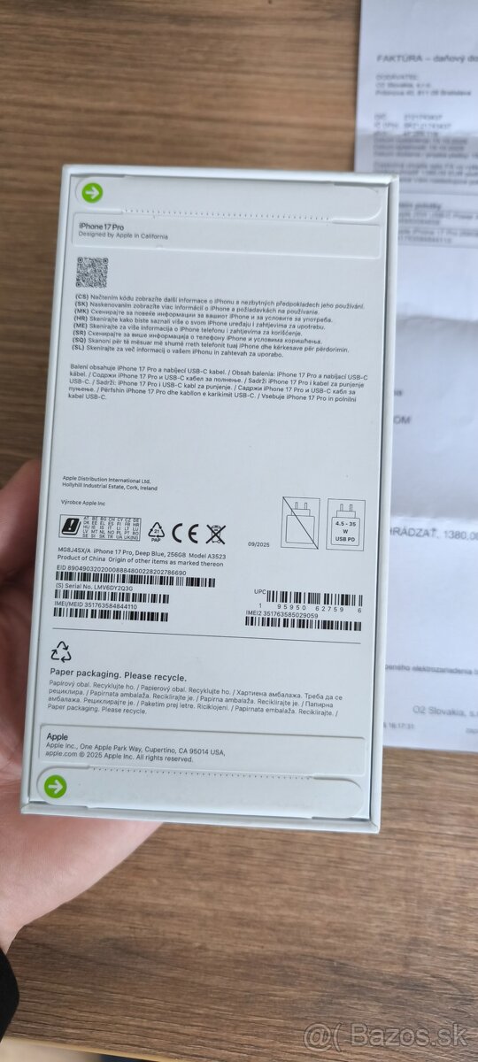 Apple Iphone 17 Pro Deep Blue 256GB - 2