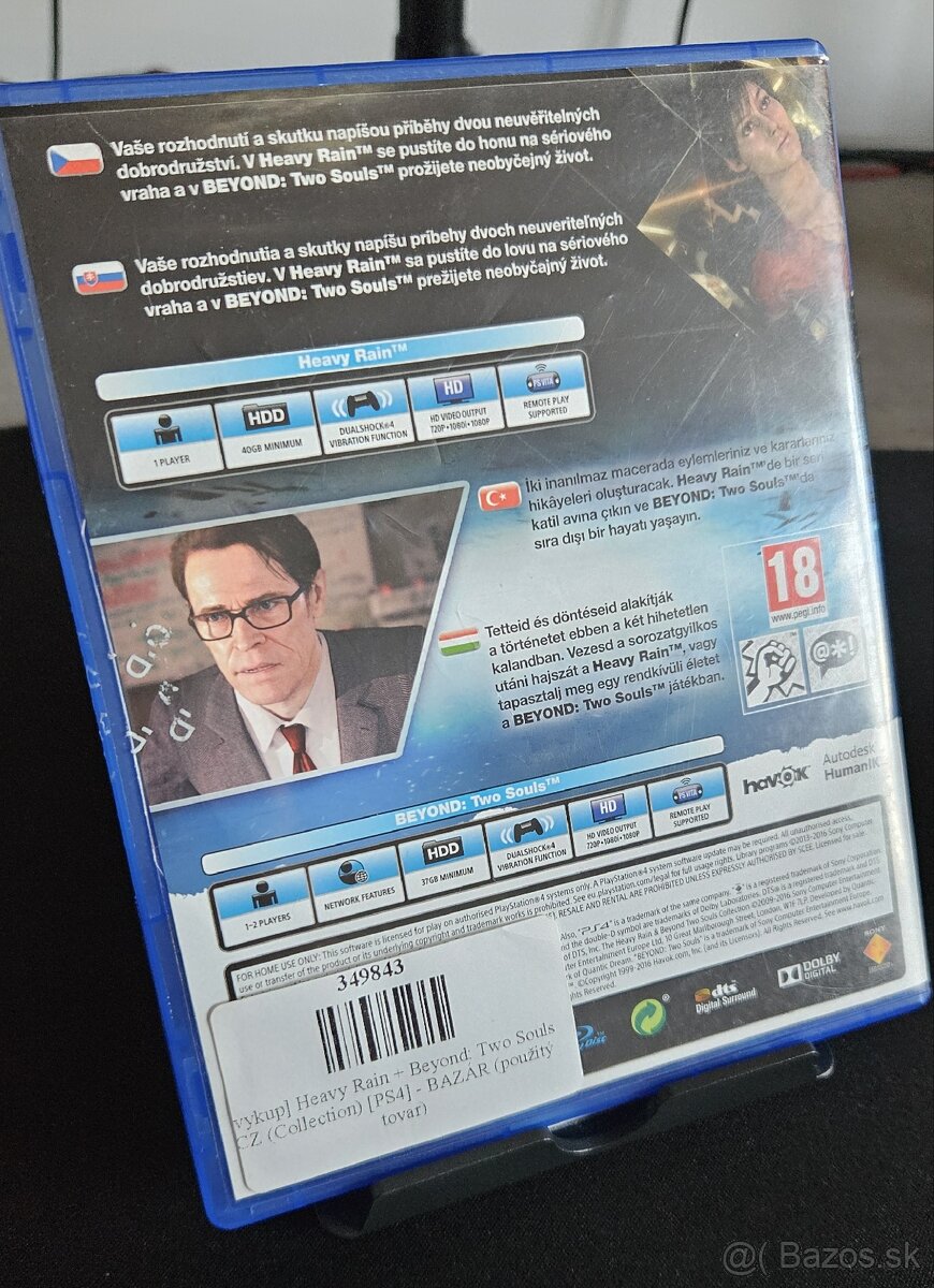 PS4 - HEAVY RAIN AND BEYOND TWO SOULS COLLECTION - 2