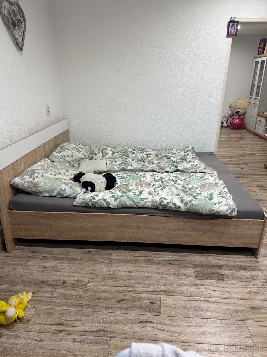 Postel dub sonoma / biela - 2