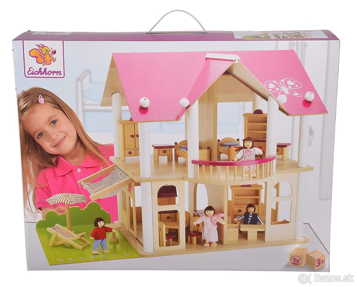 Eichhorn Drevený domček s doplnkami + DARČEK - 2
