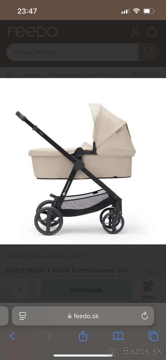 Kočík Kinderkraft Newly - 2