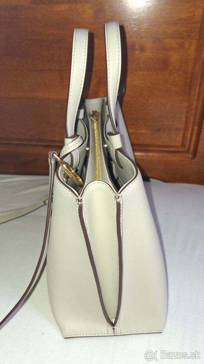 béžová kožená kabelka DKNY - nová - 2