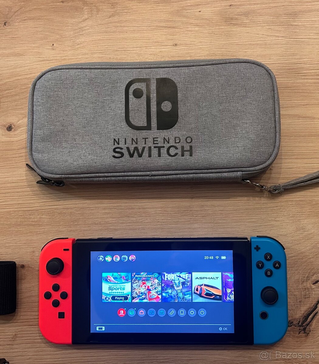 Nintendo Switch komplet balík + hry / možná výmena za PS5 - 2