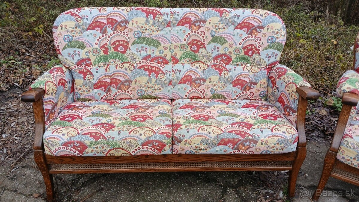 Starožitná sedacia súprava 2+1 - 2