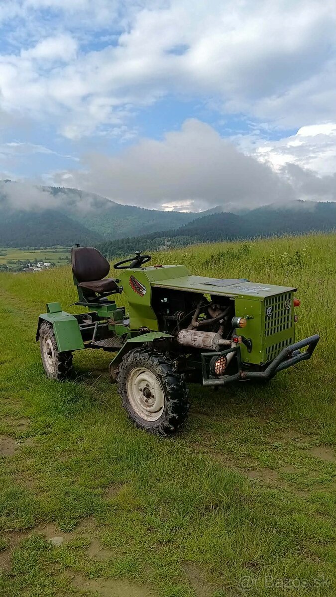 Malotraktor domácej výroby 4x4 - 2