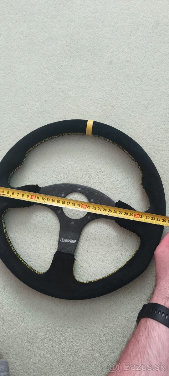 Športový volant 350mm semiš Novy - 2