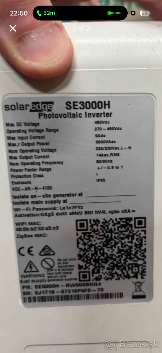 Solaredge 3000H 3Kw - 2
