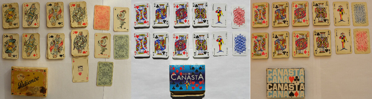 Staršie aj novšie hracie karty a pexesá - 2