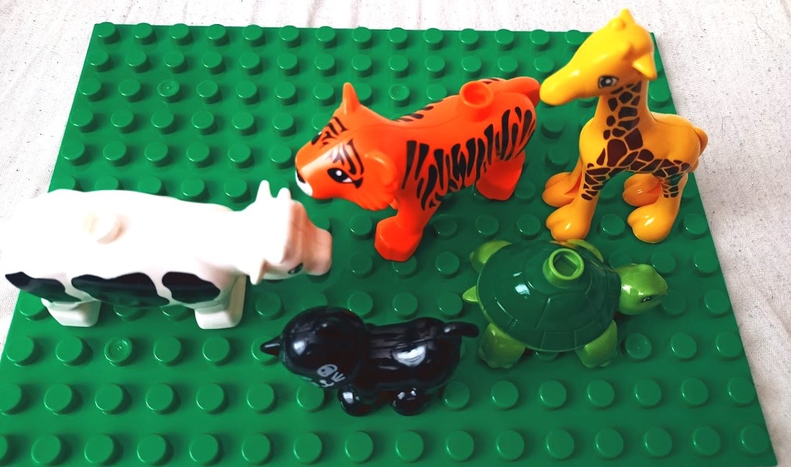 Zvierata duplo do stavebnic 5 ks - 2
