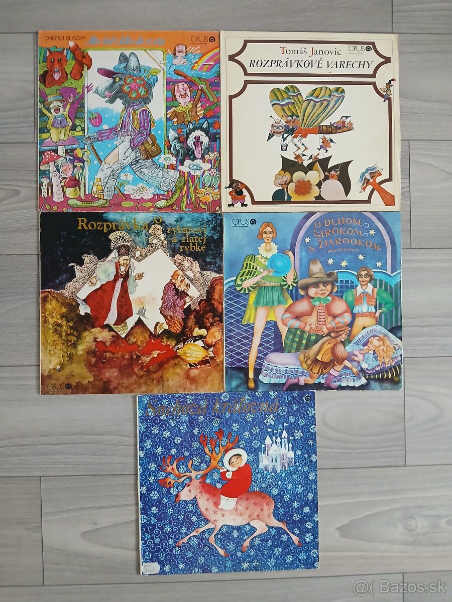 Rozprávky na LP platniach 10ks - 2