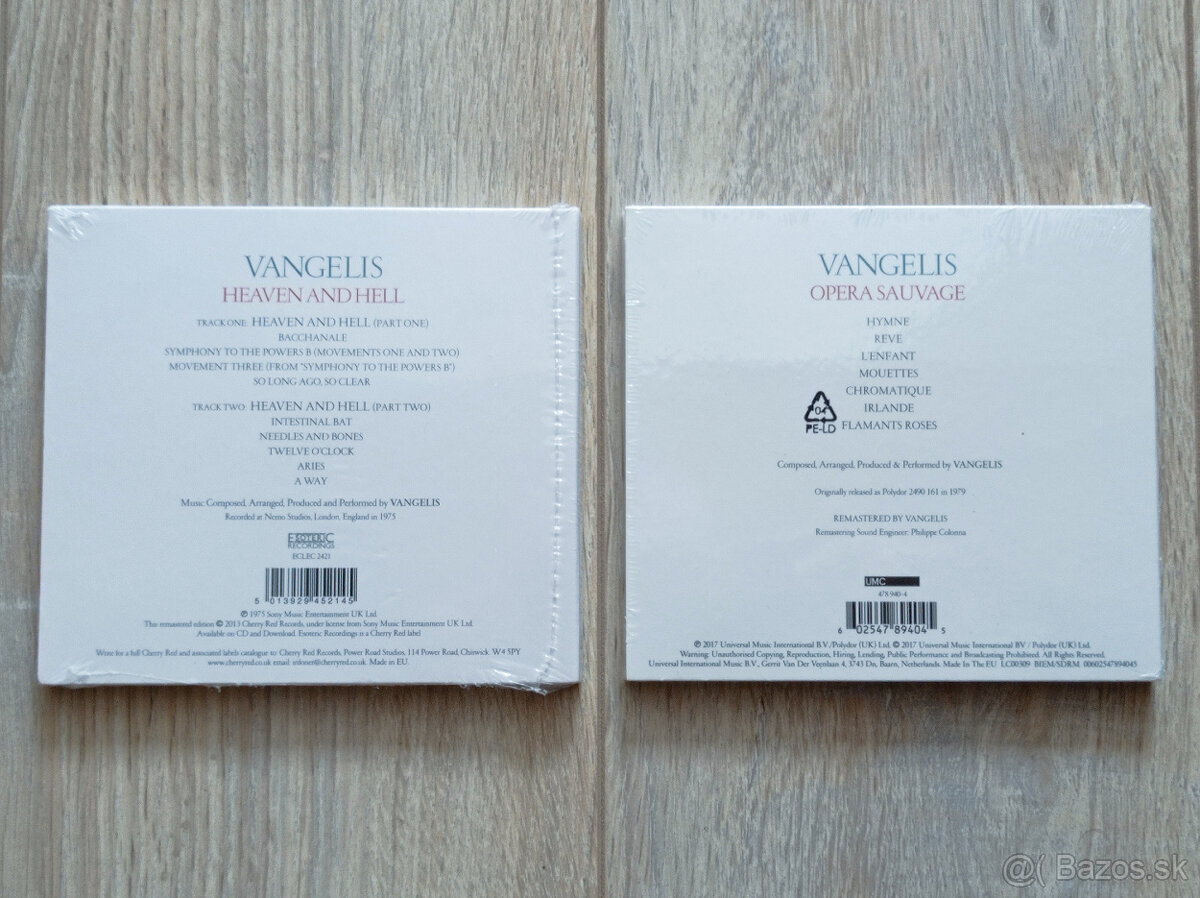 Predám CD Vangelis - 2