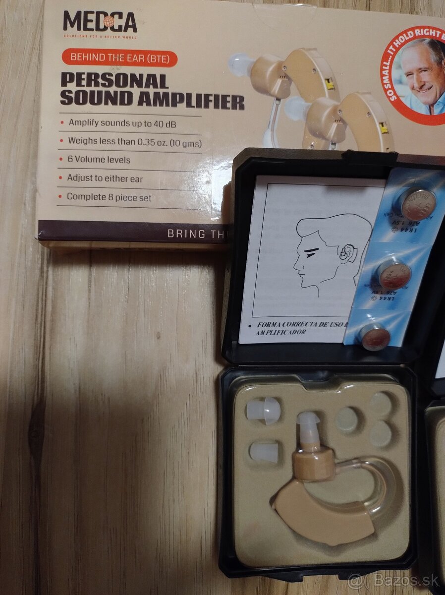 Zosilovač sluchu do uší - 2