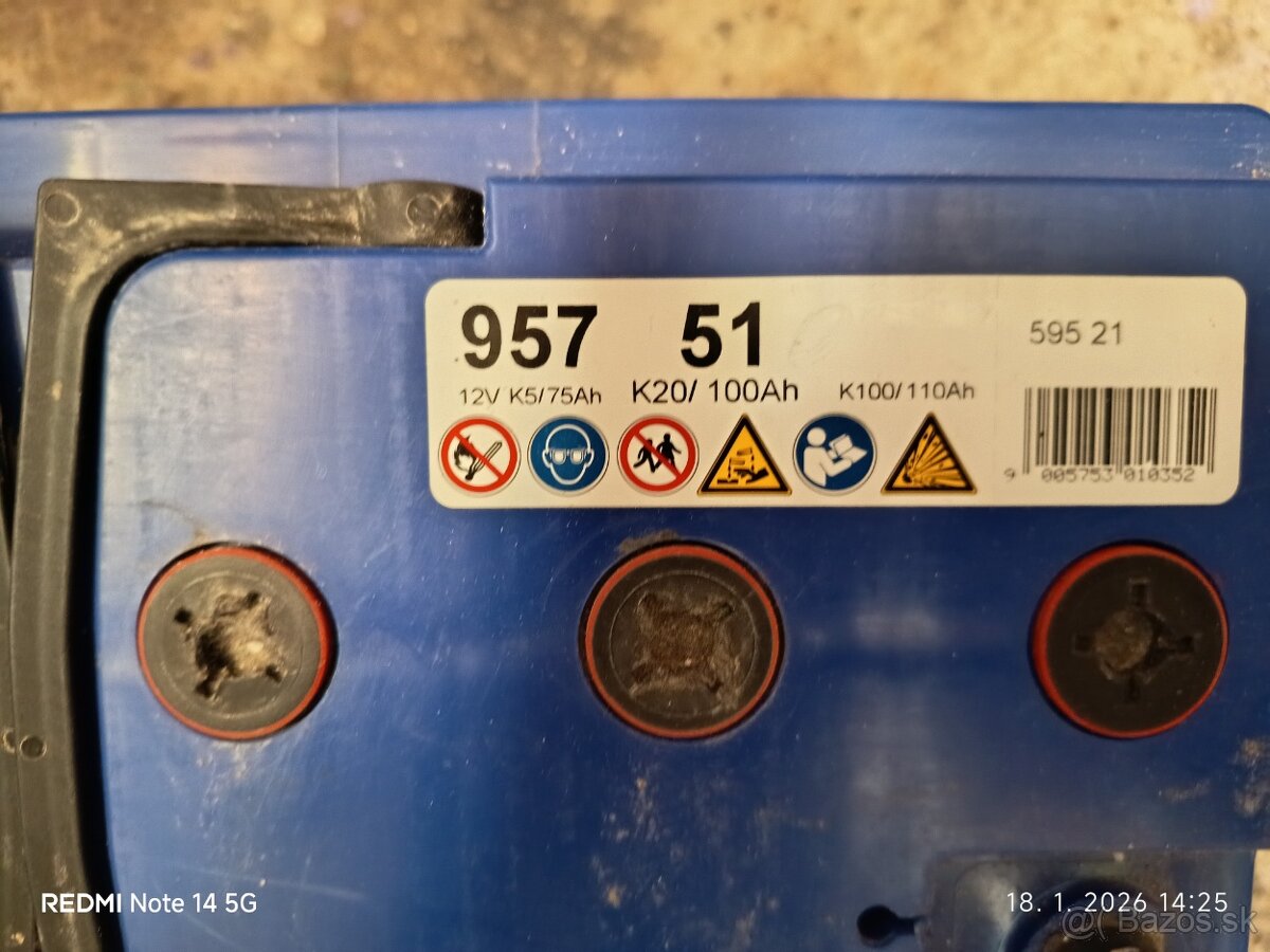 Trakčná batéria Banner 12V 100Ah - 2