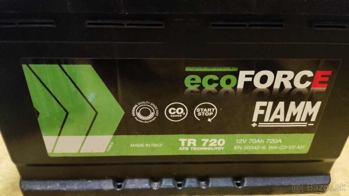 Autobatéria FIAMM ECOFORCE TR720 - 2