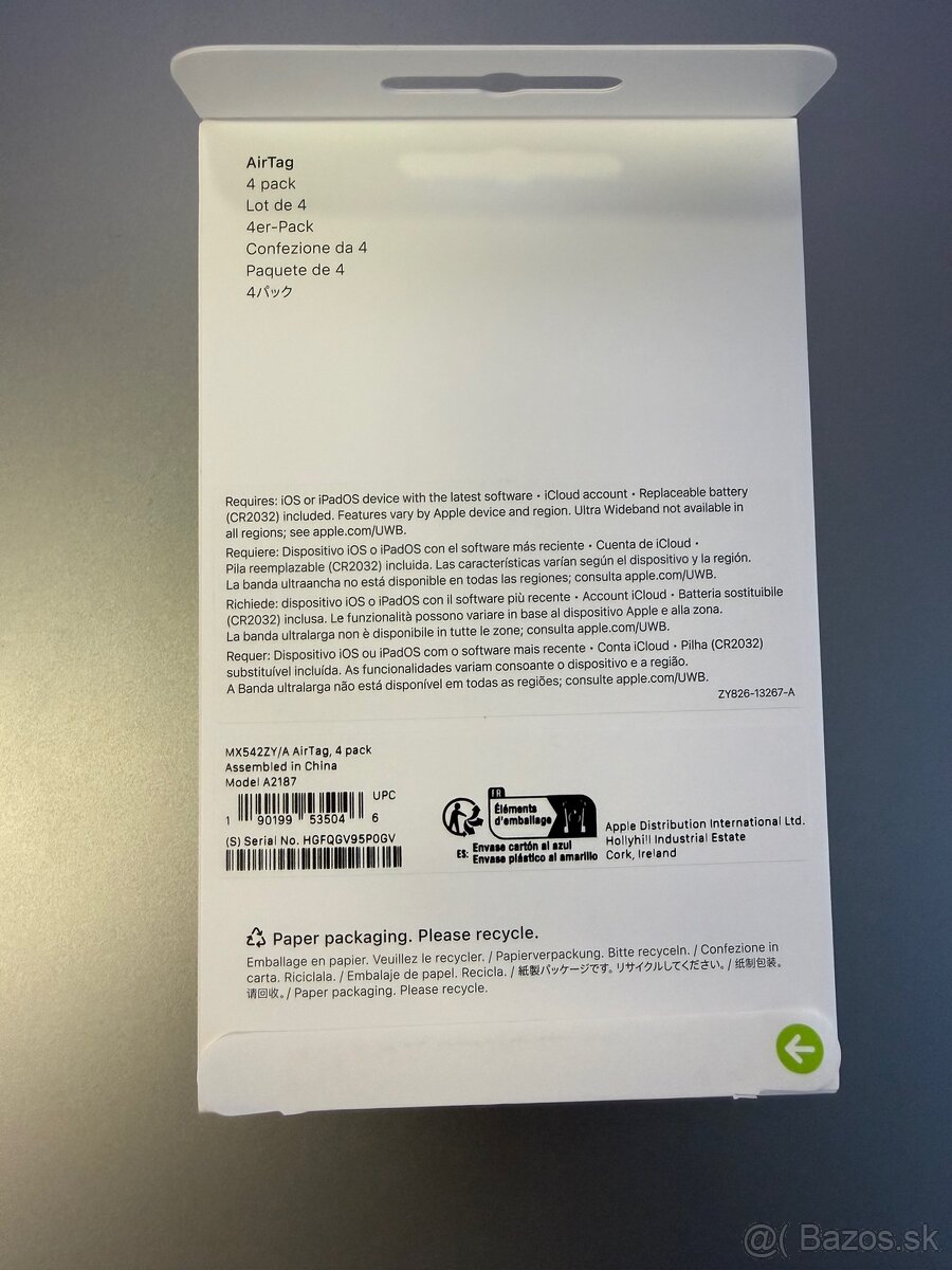 Airtag - 4 pack (apple) nerozbalené - 2