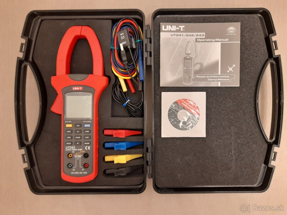 UNI-T UT243 - Kliešťový Multimeter - 2