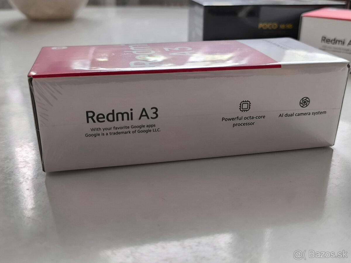 VYPRODÁNO Redmi A3 3/64GB Nový - 2