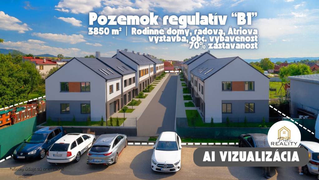 Developerský pozemok "B1 / A2" Prešov s Autoumyvárňou EHRL - 2
