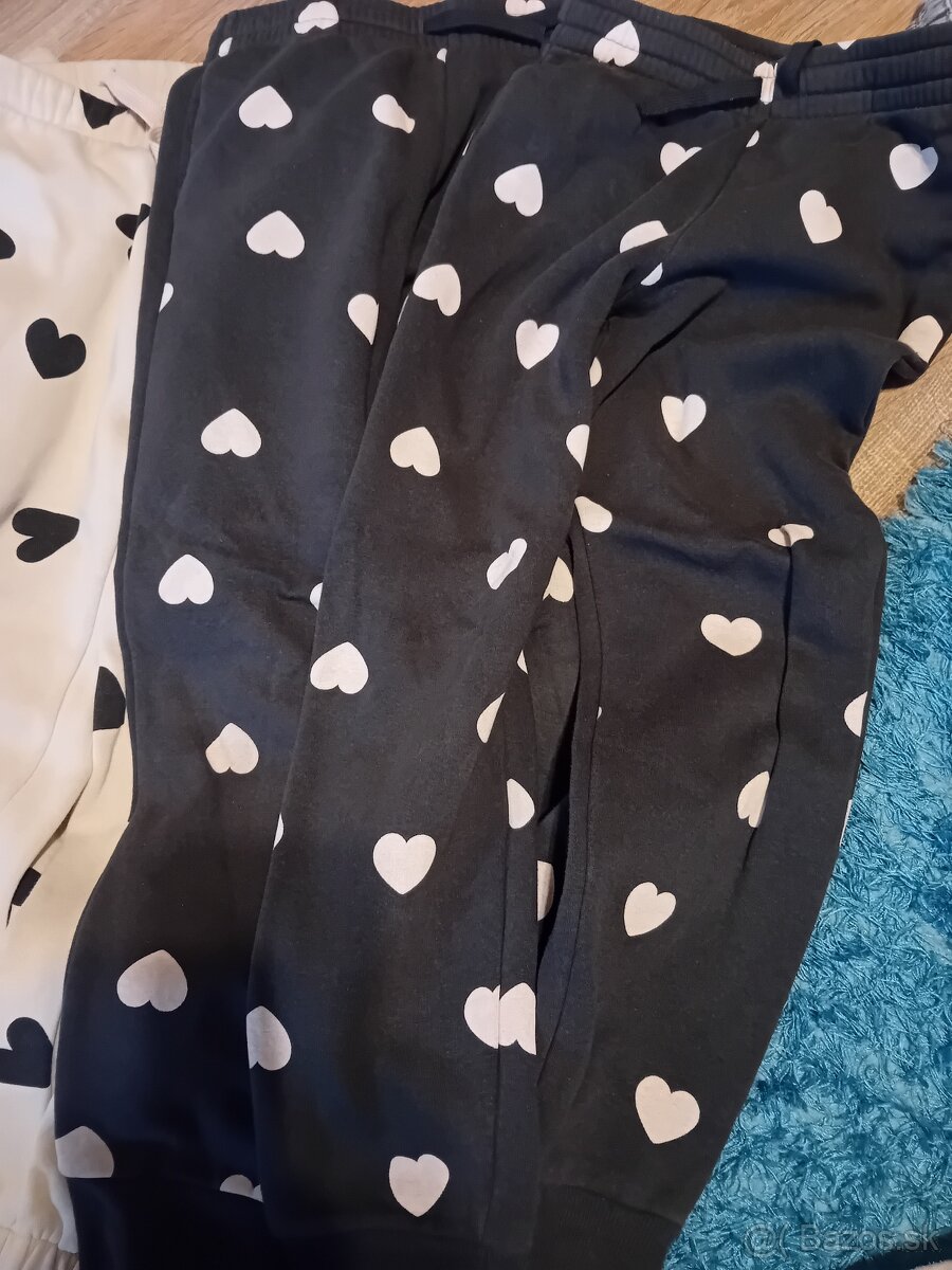 Zateplené tepláky HandM - veľ. 134 - 2