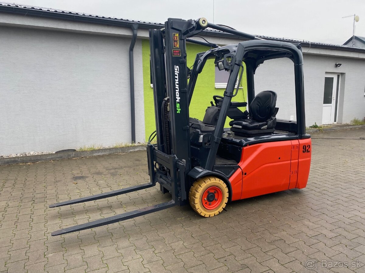 Jazdený elektrický vysokozdvižný vozík Linde 1600 kg - 2