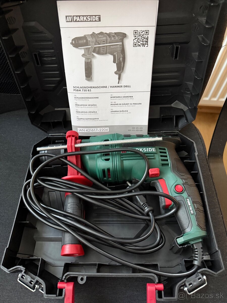 Parkside príklepová vŕtačka - 2