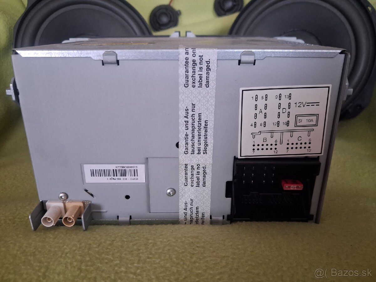 Rádio passat b6 + repráky - 2