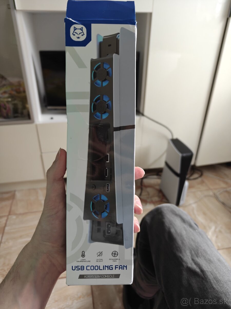 Predám usb cooling fan PS5 slim - 2