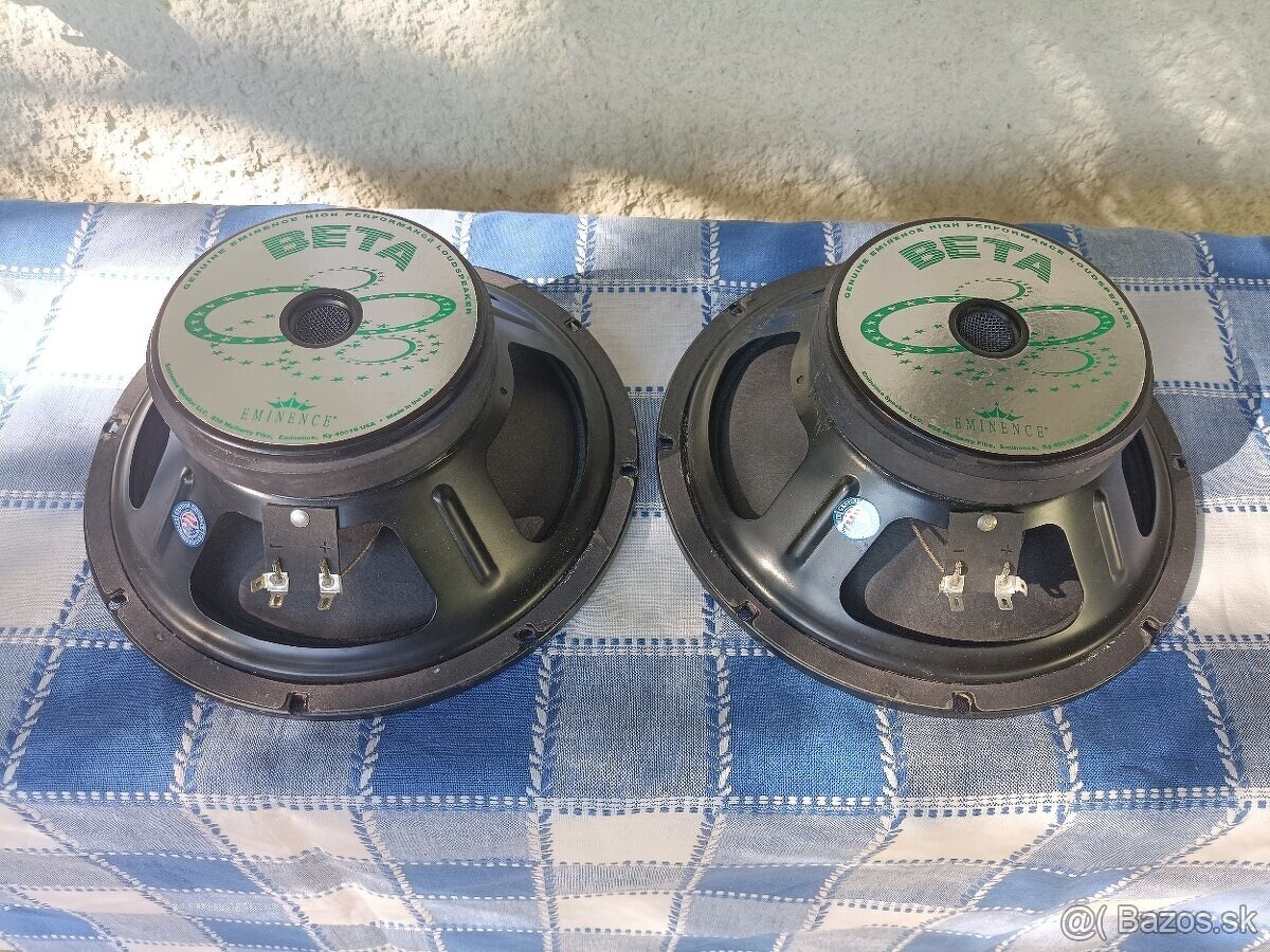 2ks Eminence beta 10 250w 8ohm - 2