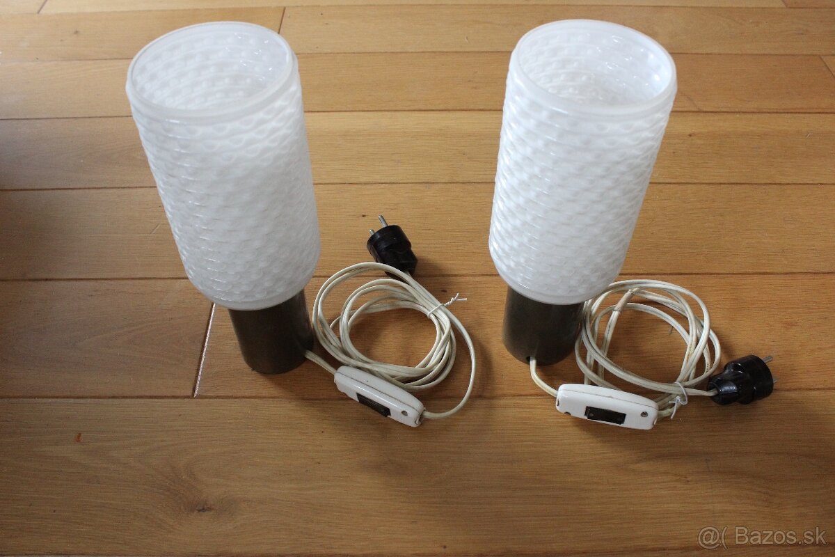 2x mosadzna stolna lampa original CSSR - 2