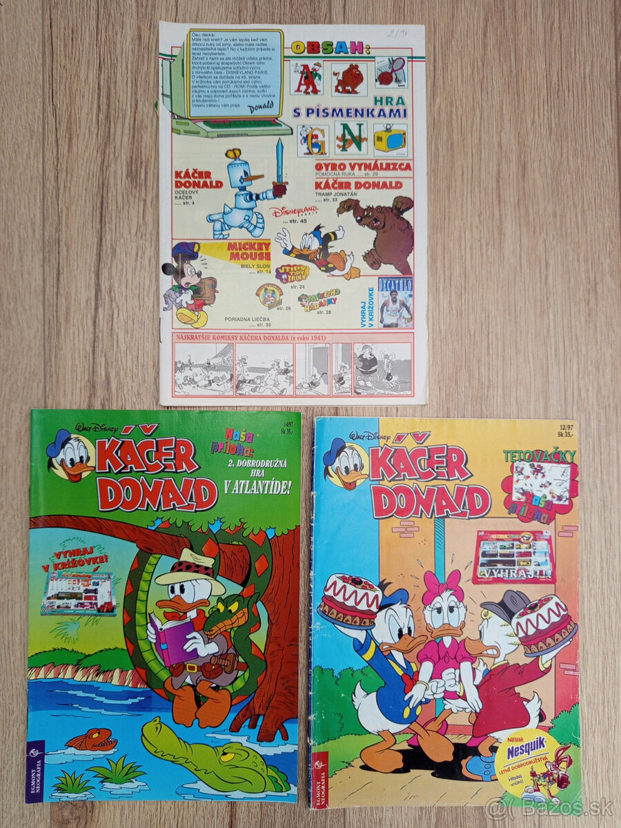 Predám komiksy Káčer Donald - 2